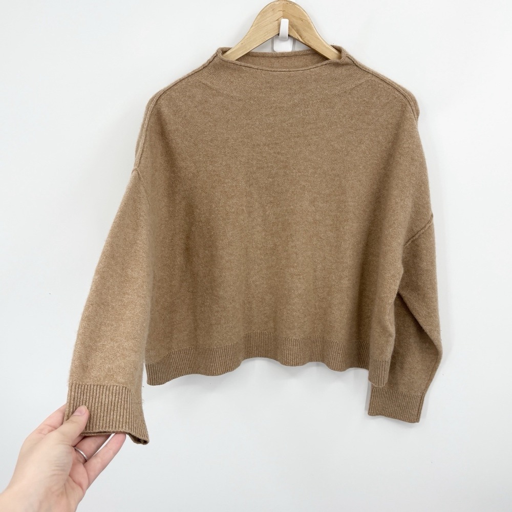 Anthropologie Pilcro Cashmere Sweater Small Petite Capsule Quiet Luxury Parisian